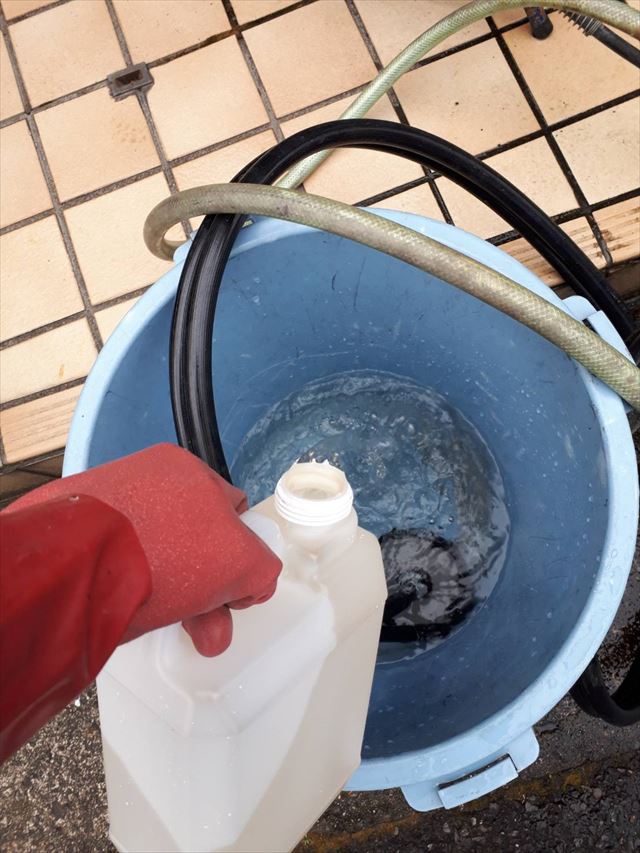 バイオ洗浄と高圧水洗浄