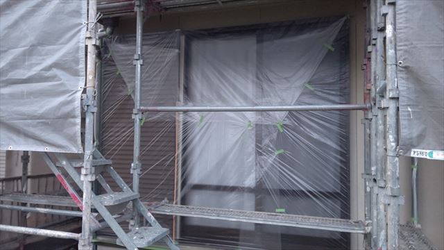 瑞浪市陶町で外壁塗装養生完成