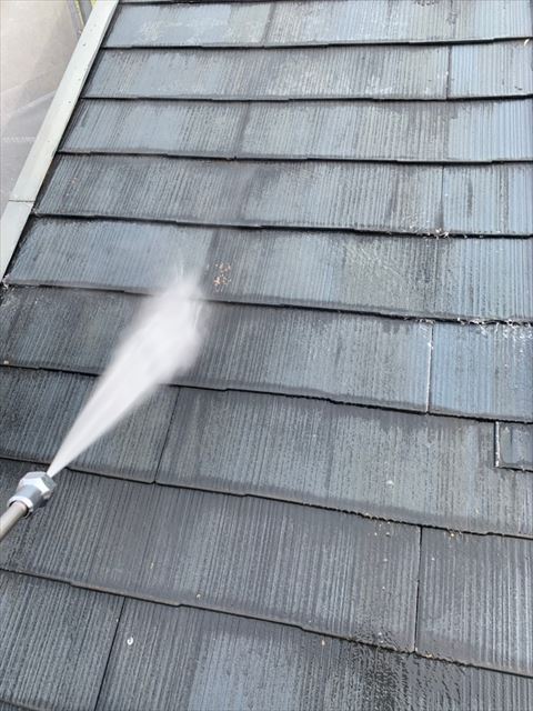 瑞浪市でバイオ洗浄屋根外壁