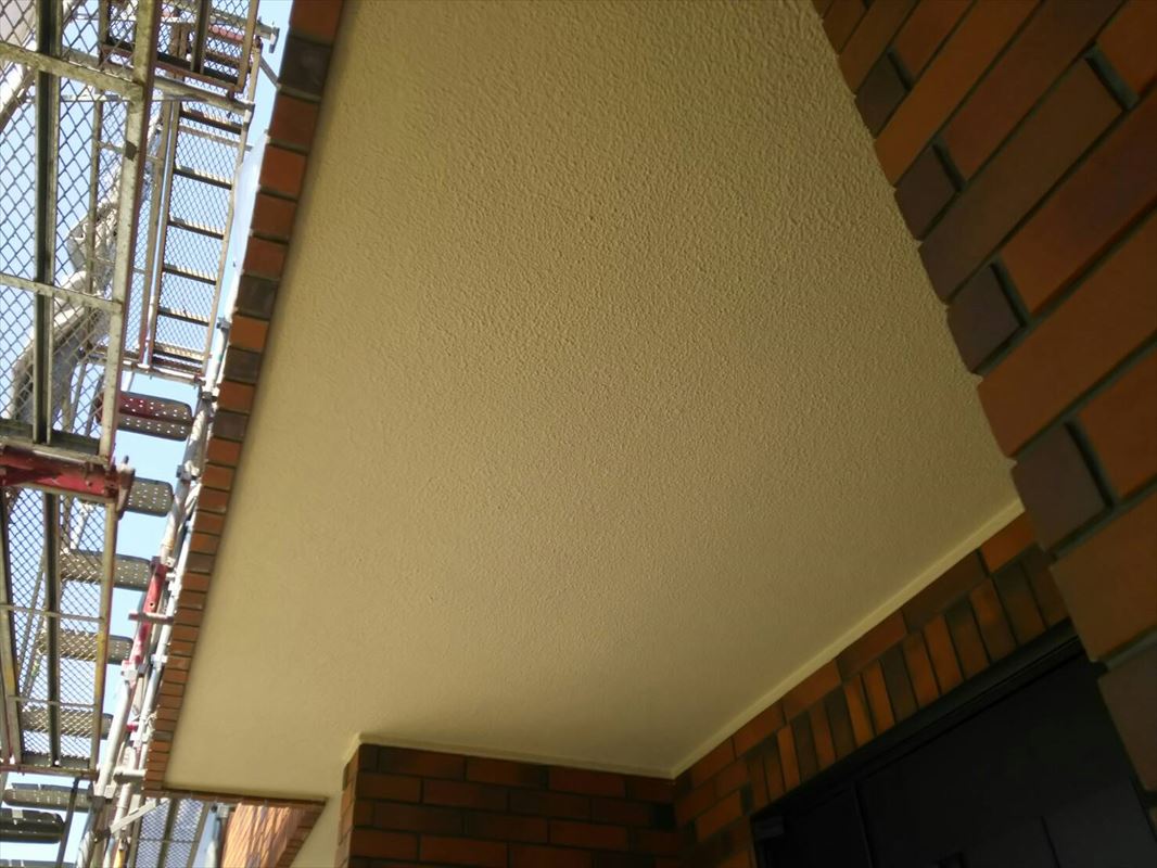 多治見　可児　外壁塗り替え　軒天井の塗り替え　屋根の裏の白いところ