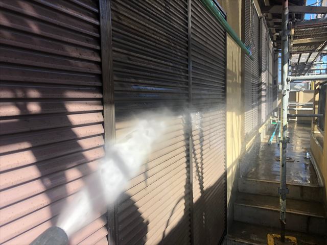 恵那市長島町で外壁バイオ洗浄