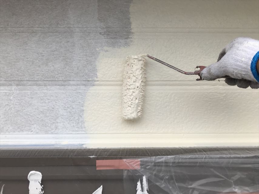 多治見市外壁中塗りガイナ